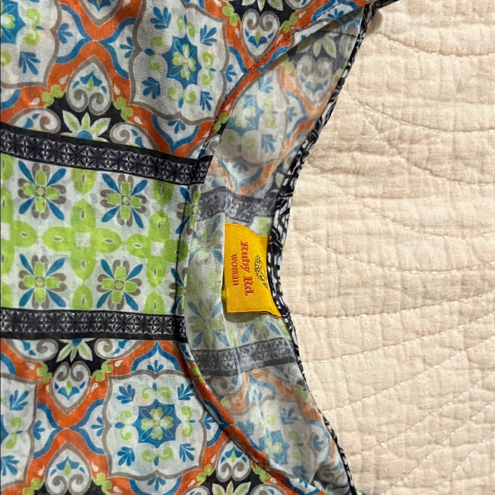 Ruby Rd. Multicolor Patterned Blouse - image 3